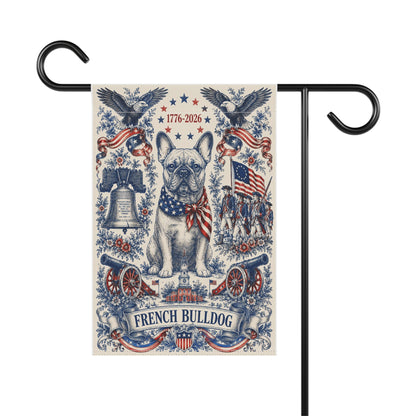 French Bulldog Patriotic Garden Flag