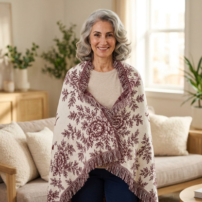Dog Mom Plush Blanket – Velveteen  Floral