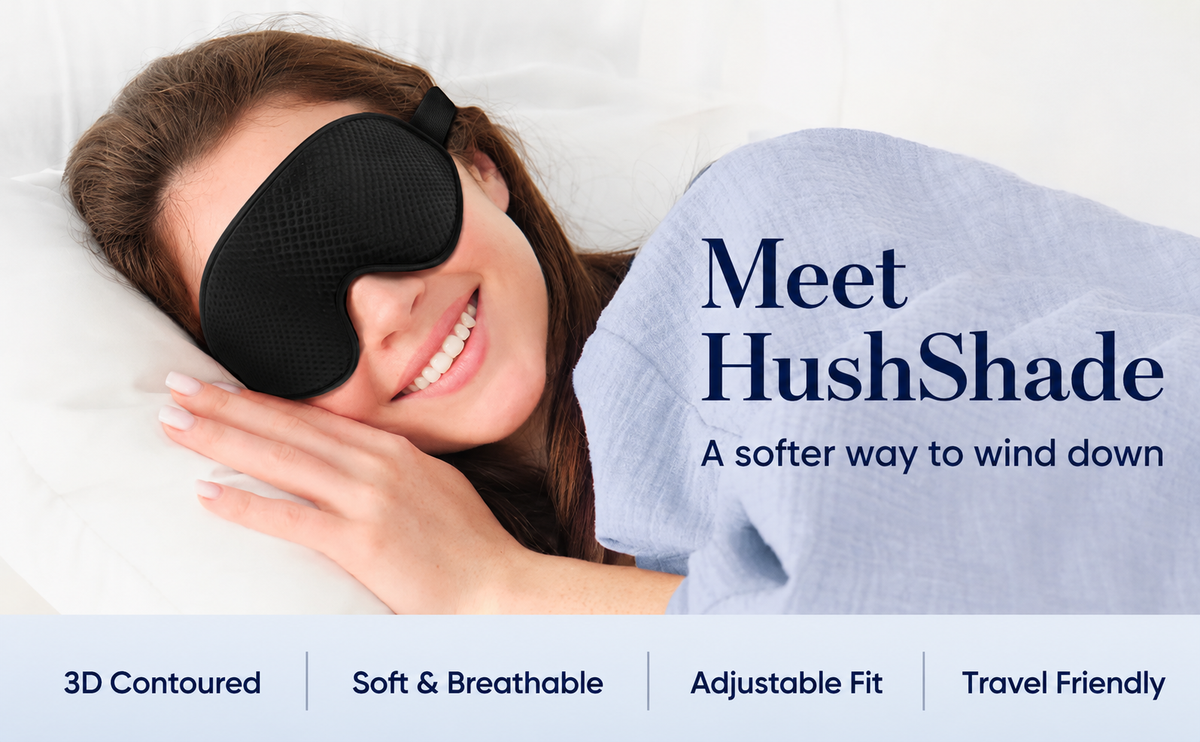 HushShade 3D Blackout Sleep Mask