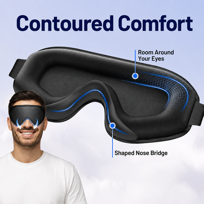 HushShade 3D Blackout Sleep Mask