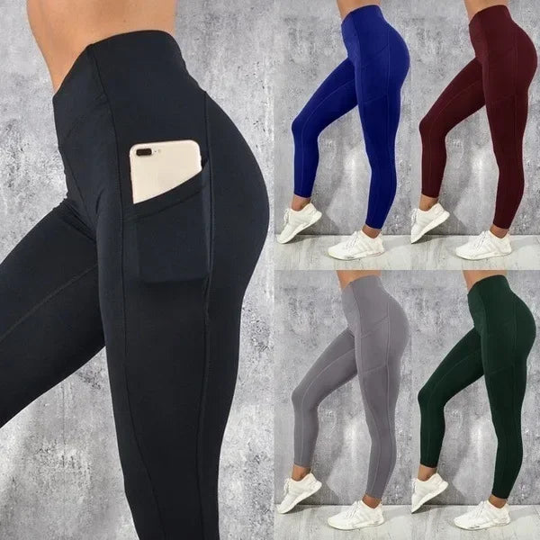 Everyday High-Waist Leggings with Pocket