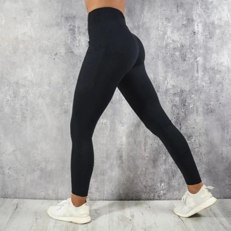Everyday High-Waist Leggings with Pocket