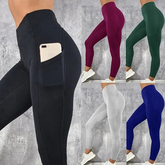 Everyday High-Waist Leggings with Pocket
